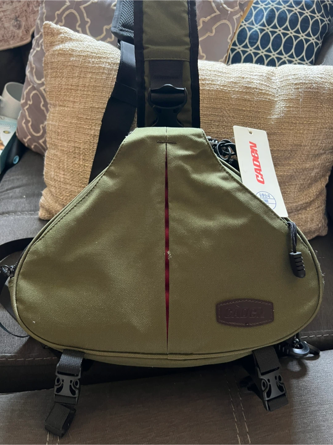 CADEN K1 Sling Bag - Olive Green