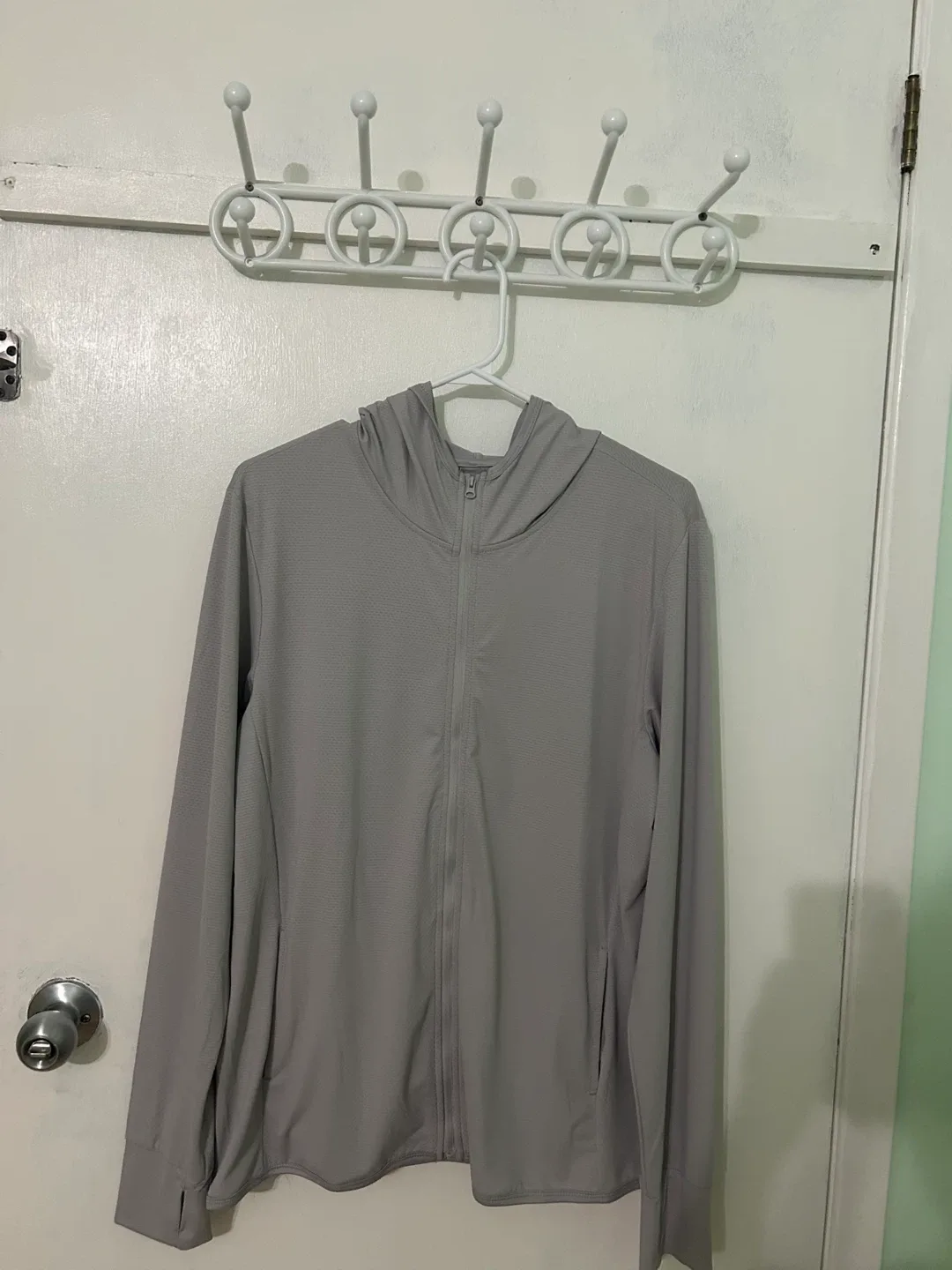 Gray Athletic Hoodie - L thumbnail