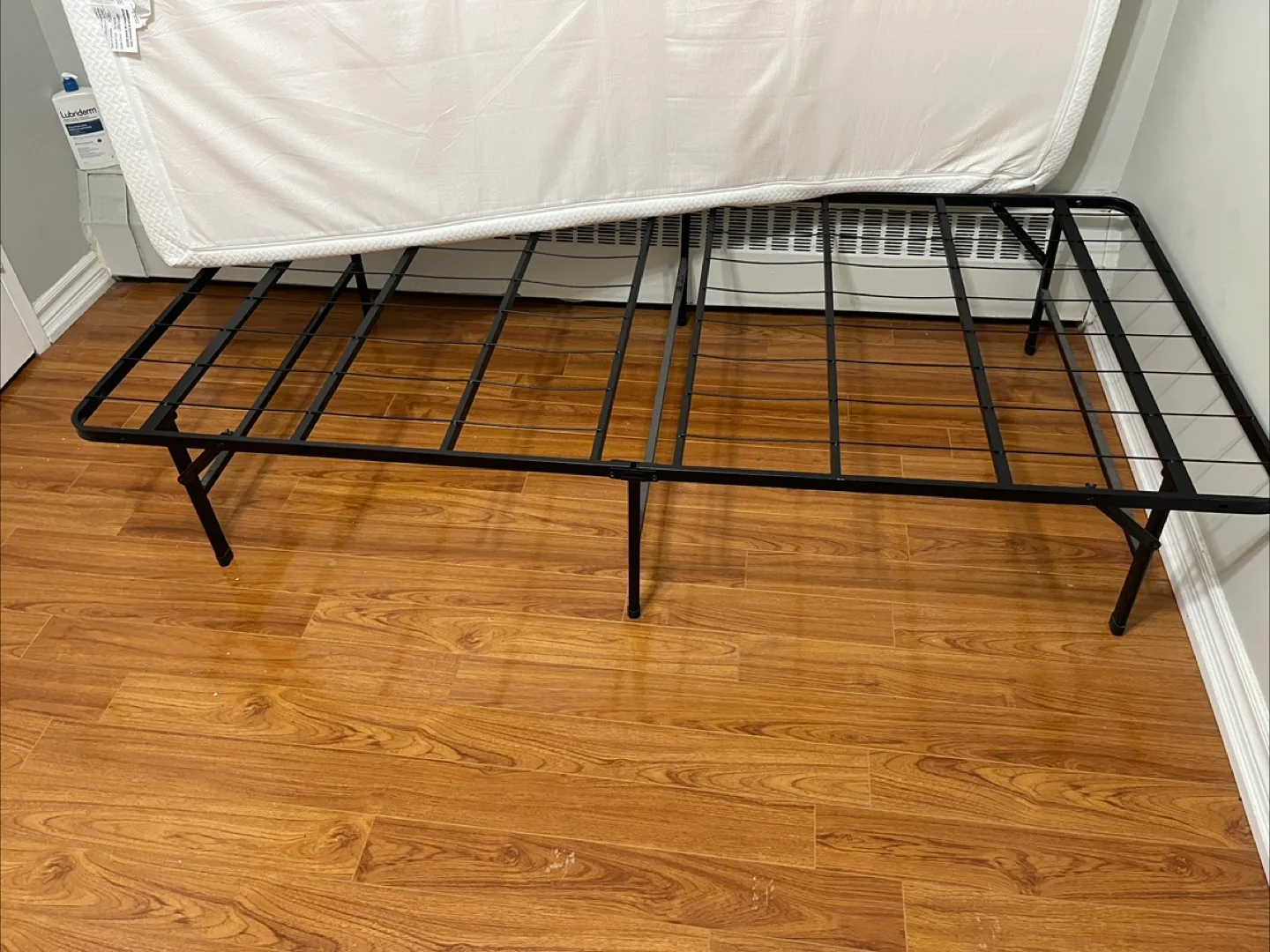 Folding Bed Frame with Mattress