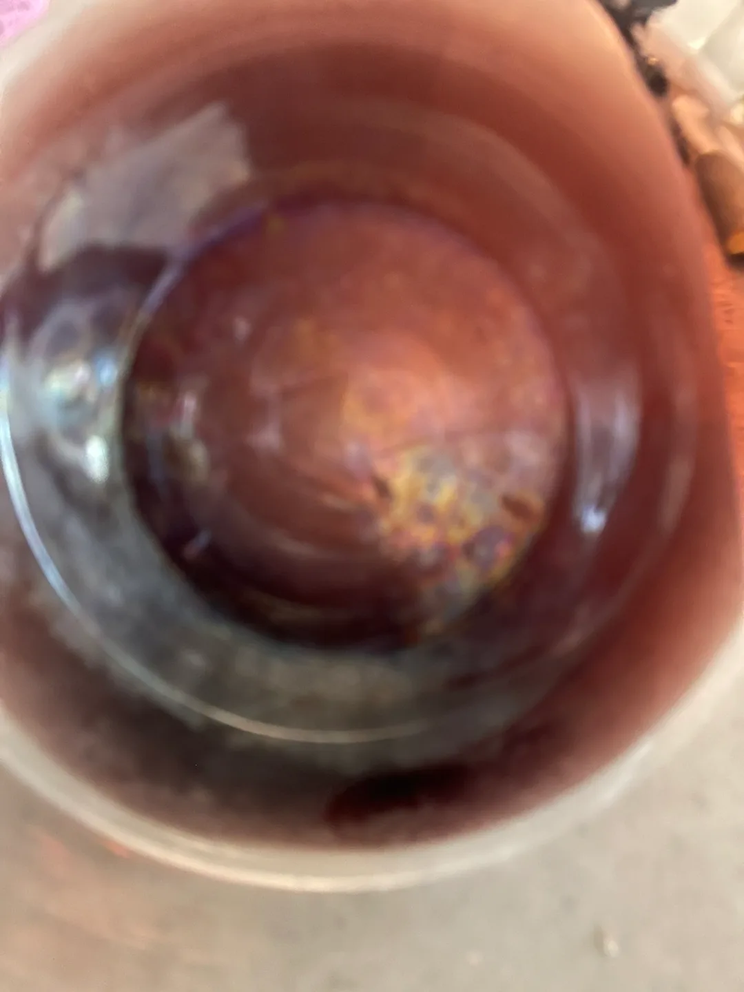 Large glass decorative bowl from West elm image indicator(4)