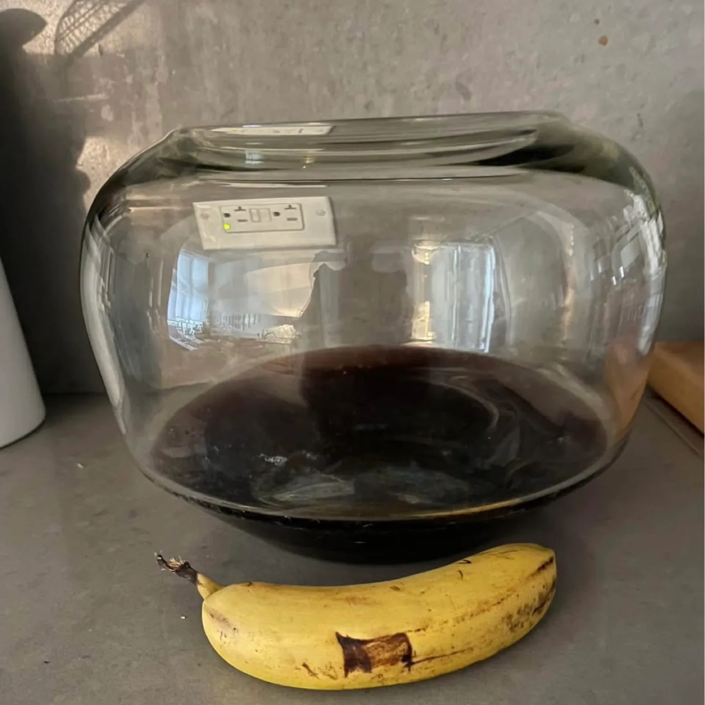 Large glass decorative bowl from West elm image indicator(3)