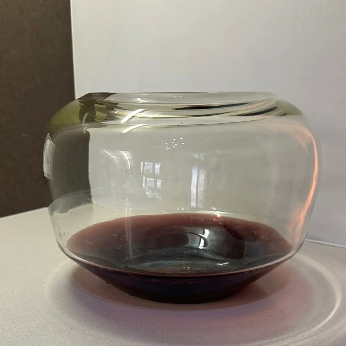 Large glass decorative bowl from West elm image indicator(2)