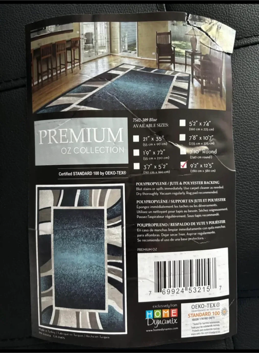 Home Dynamix Premium OZ Collection Rug 9'2" x 12'5" thumbnail