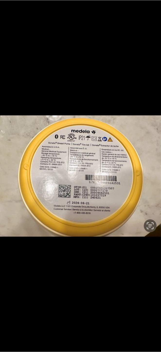 Medela Sonata Breast Pump - photo 3