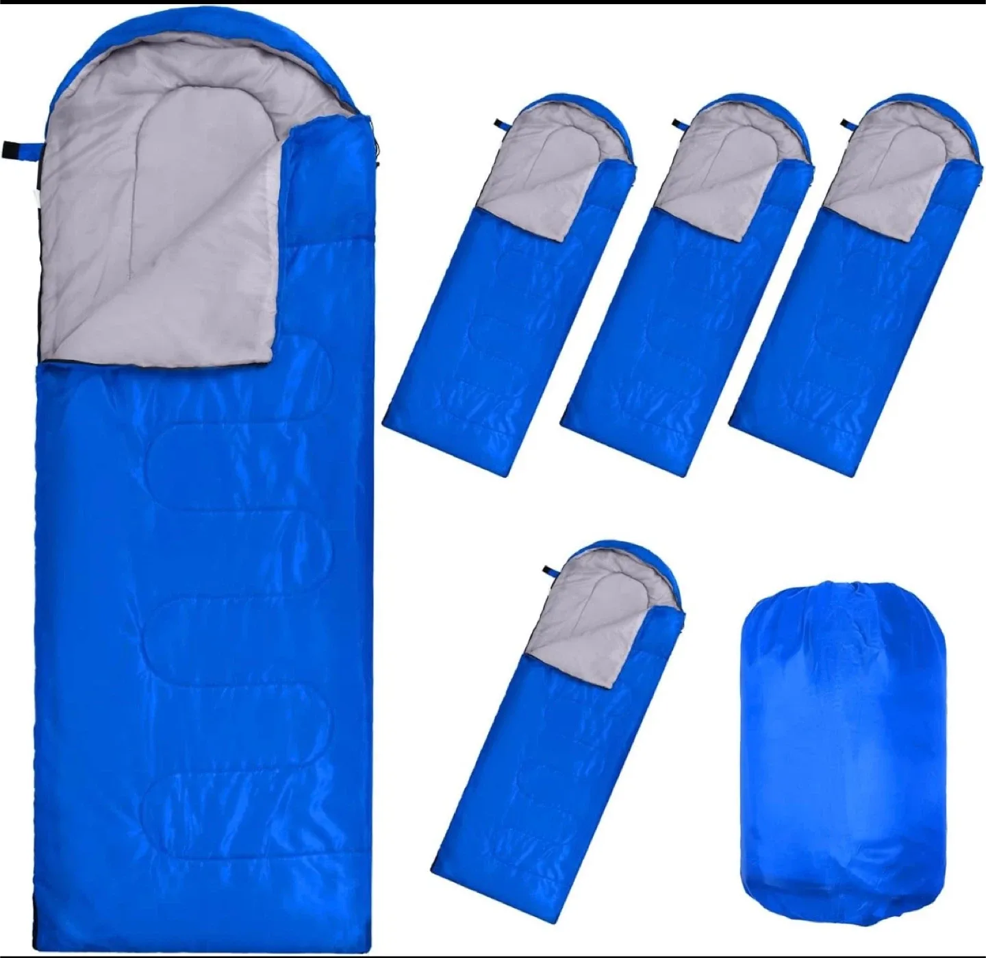 Blue Sleeping Bag with Carrying Bag thumbnail