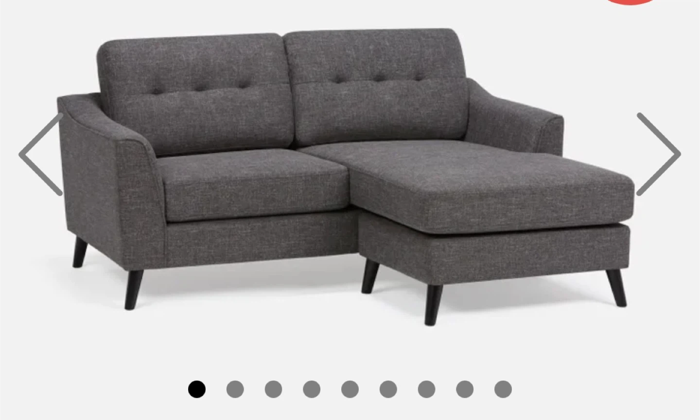 Sirine Interchangeable L-Shaped Sofa in Good Condition - photo 4