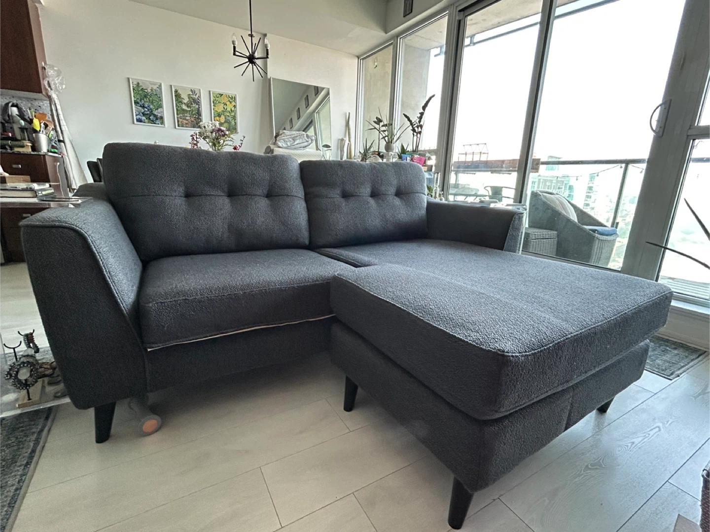 Sirine Interchangeable L-Shaped Sofa in Good Condition - photo 2