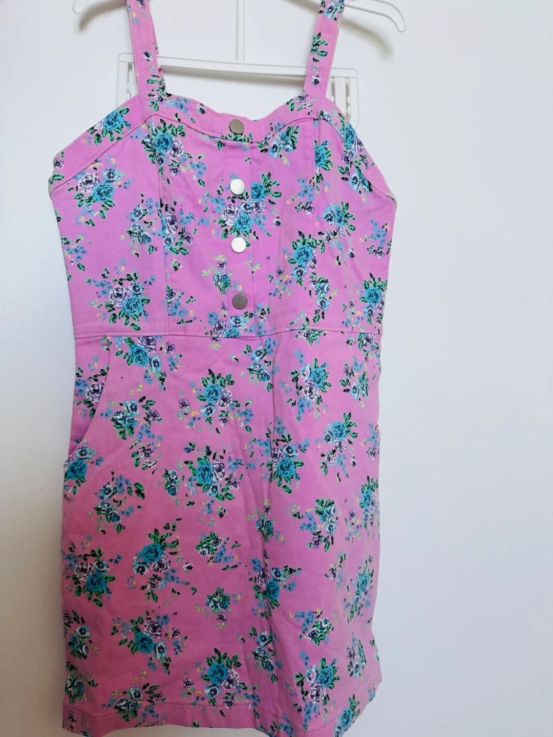 Floral Pink Jumper Dress image indicator(2)
