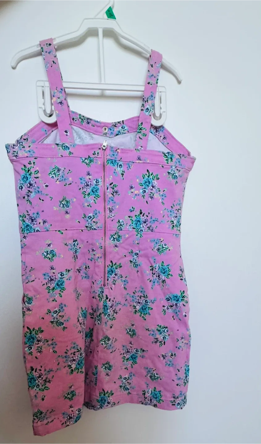 Floral Pink Jumper Dress image indicator(4)