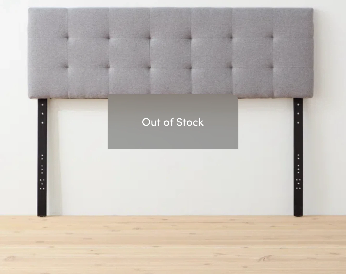Grey and Black King Bed Frame - photo 4