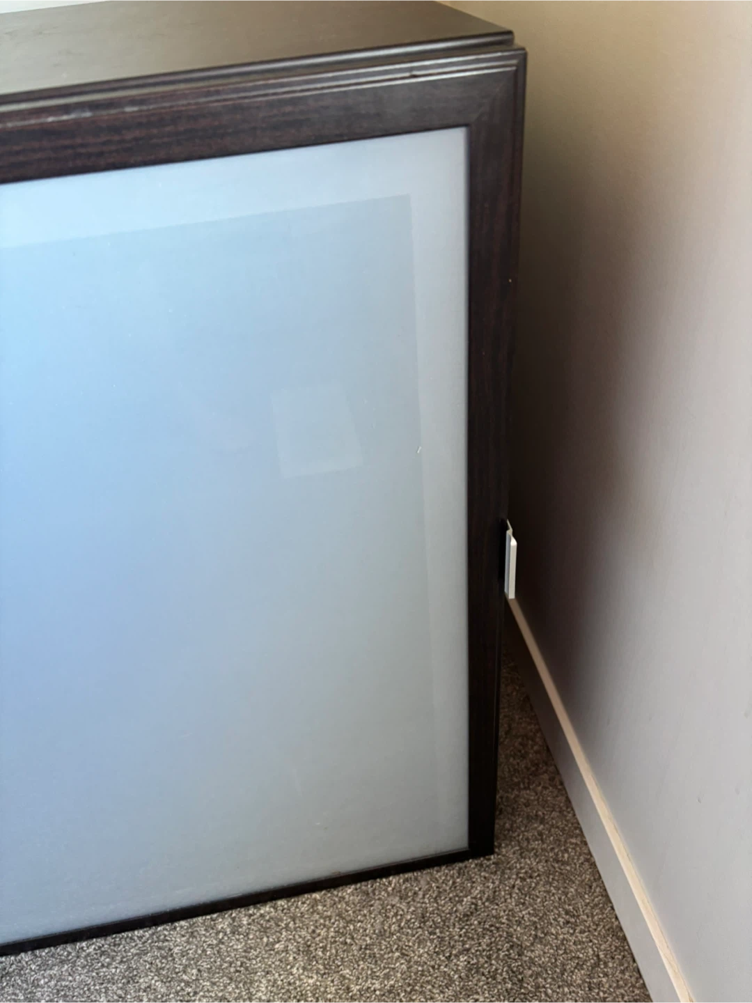 Dark Brown Cabinet with Shelves - photo 2