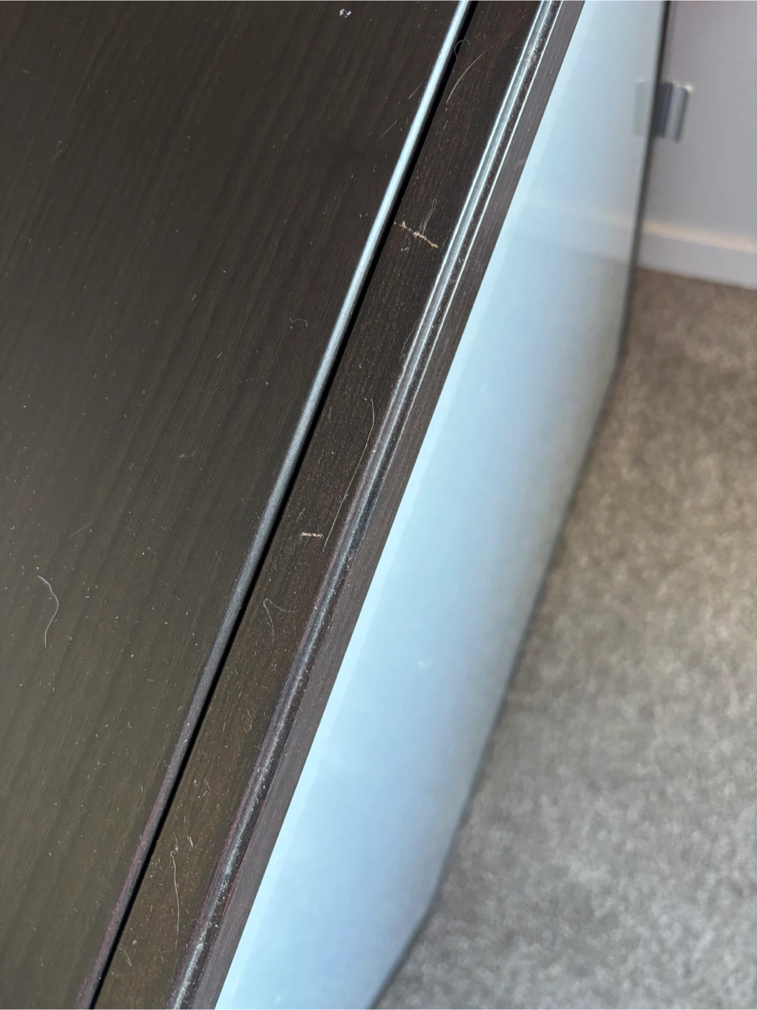 Dark Brown Cabinet with Shelves - photo 5