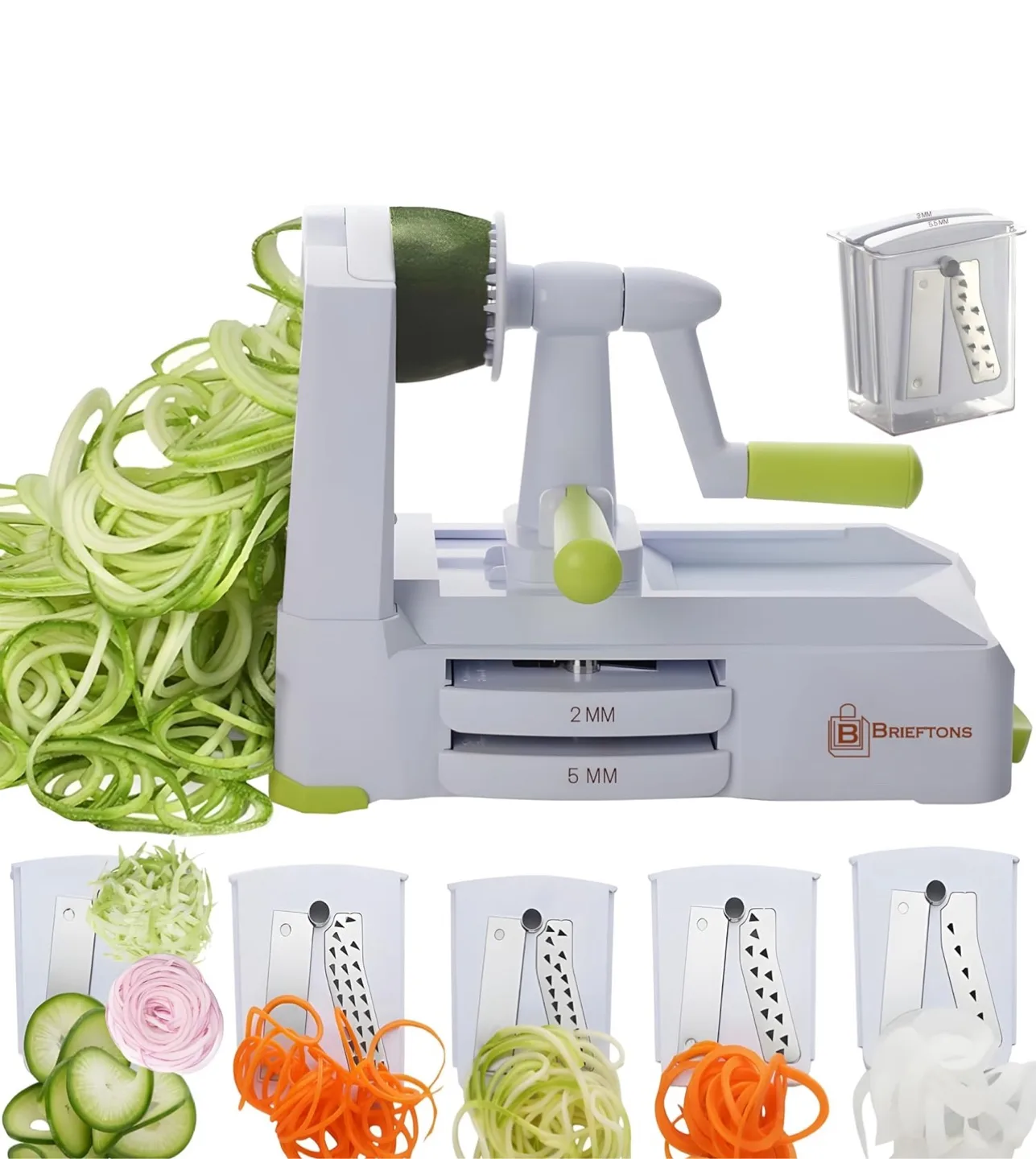 Brieftons Spiralizer Vegetable Slicer thumbnail