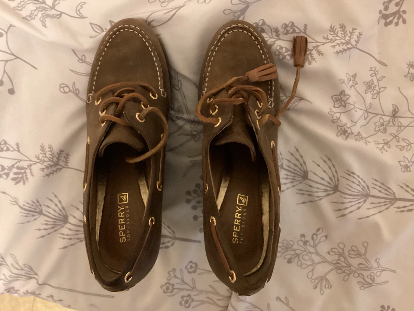 Sperry Top-Sider Brown Wedge Boat Shoes