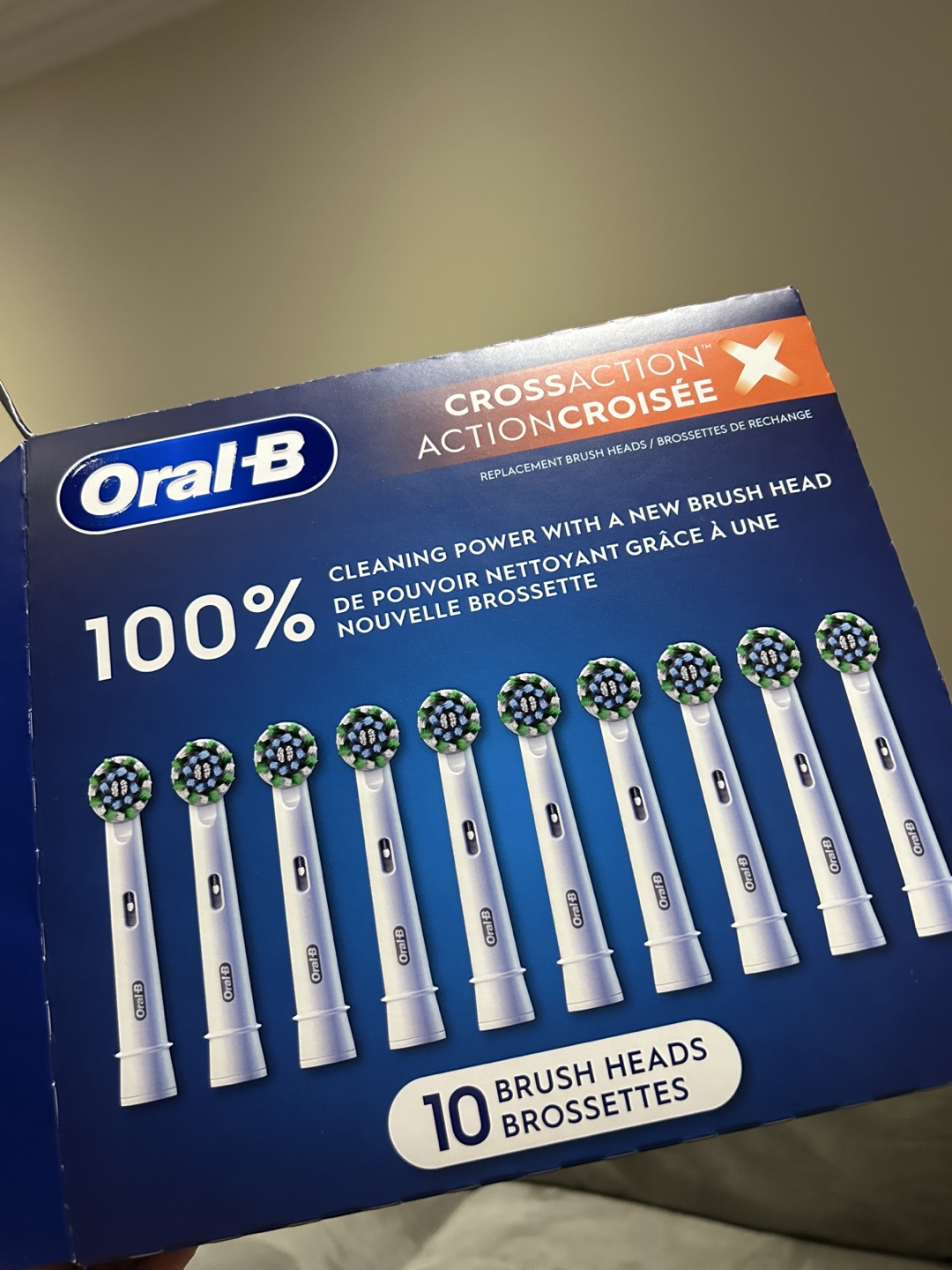 Oral-B CrossAction Brush Heads - 10 Pack