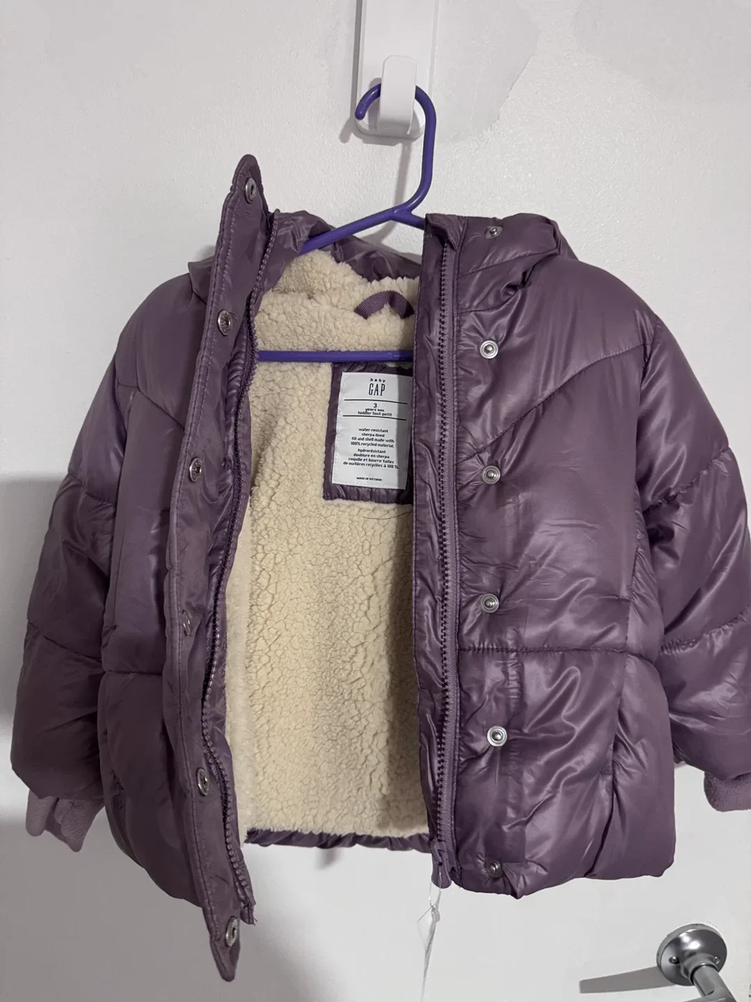 GAP Snowsuit - 3 Years - Purple thumbnail