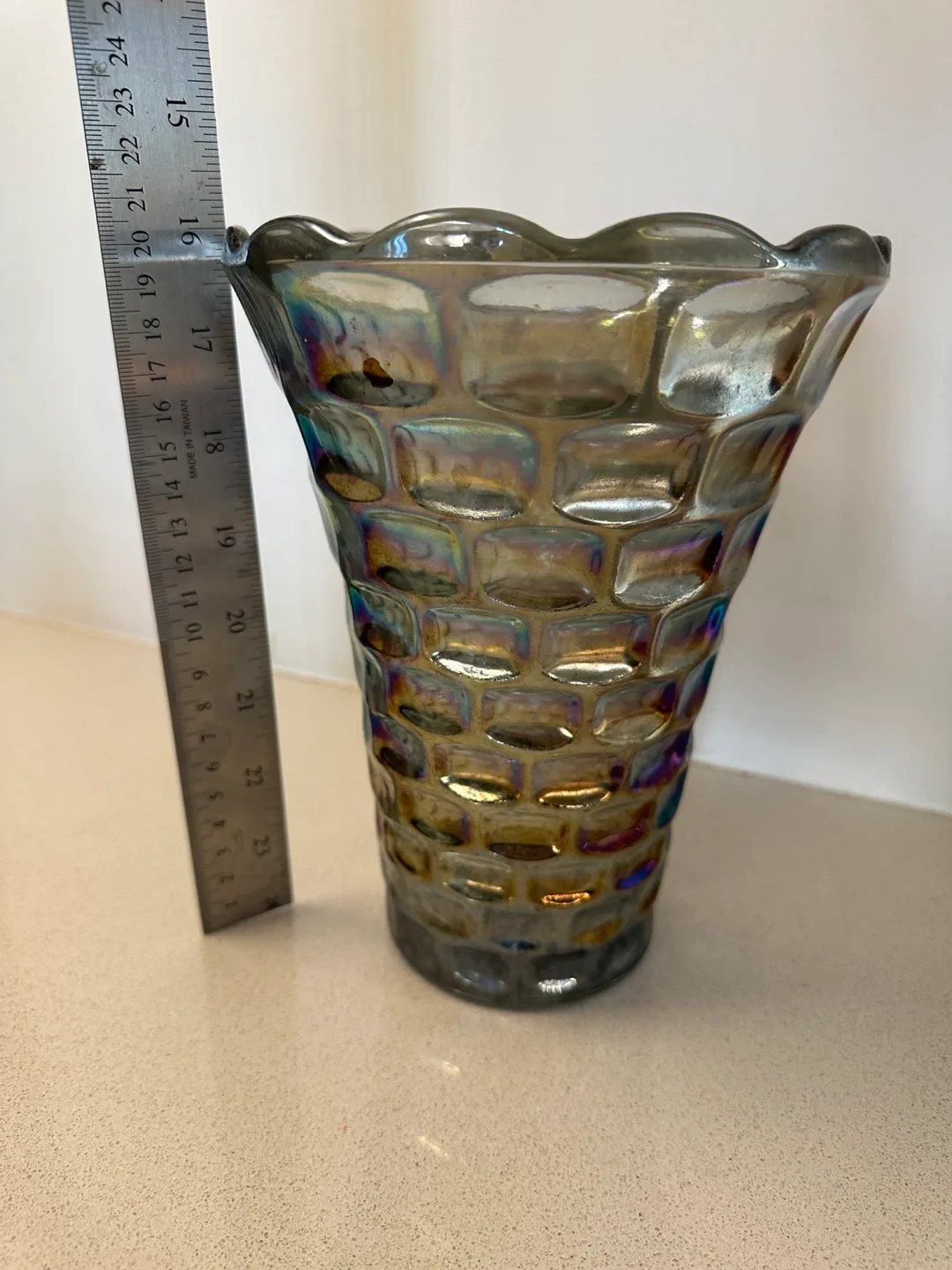 Iridescent Glass Vase thumbnail