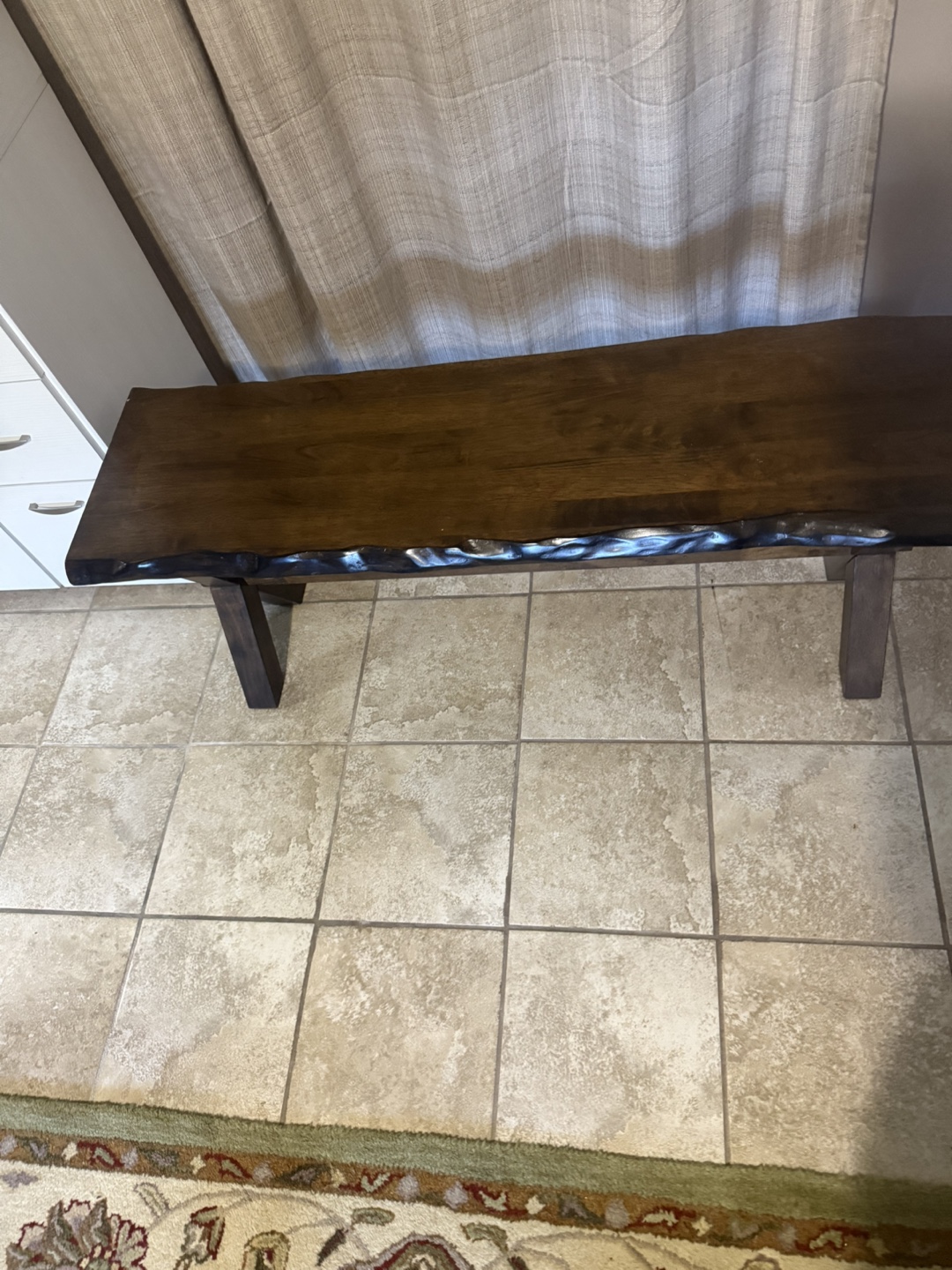 Live Edge Wood Bench - photo 2