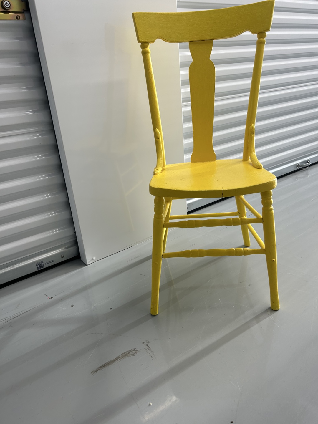 Yellow Wooden Chair - photo 3