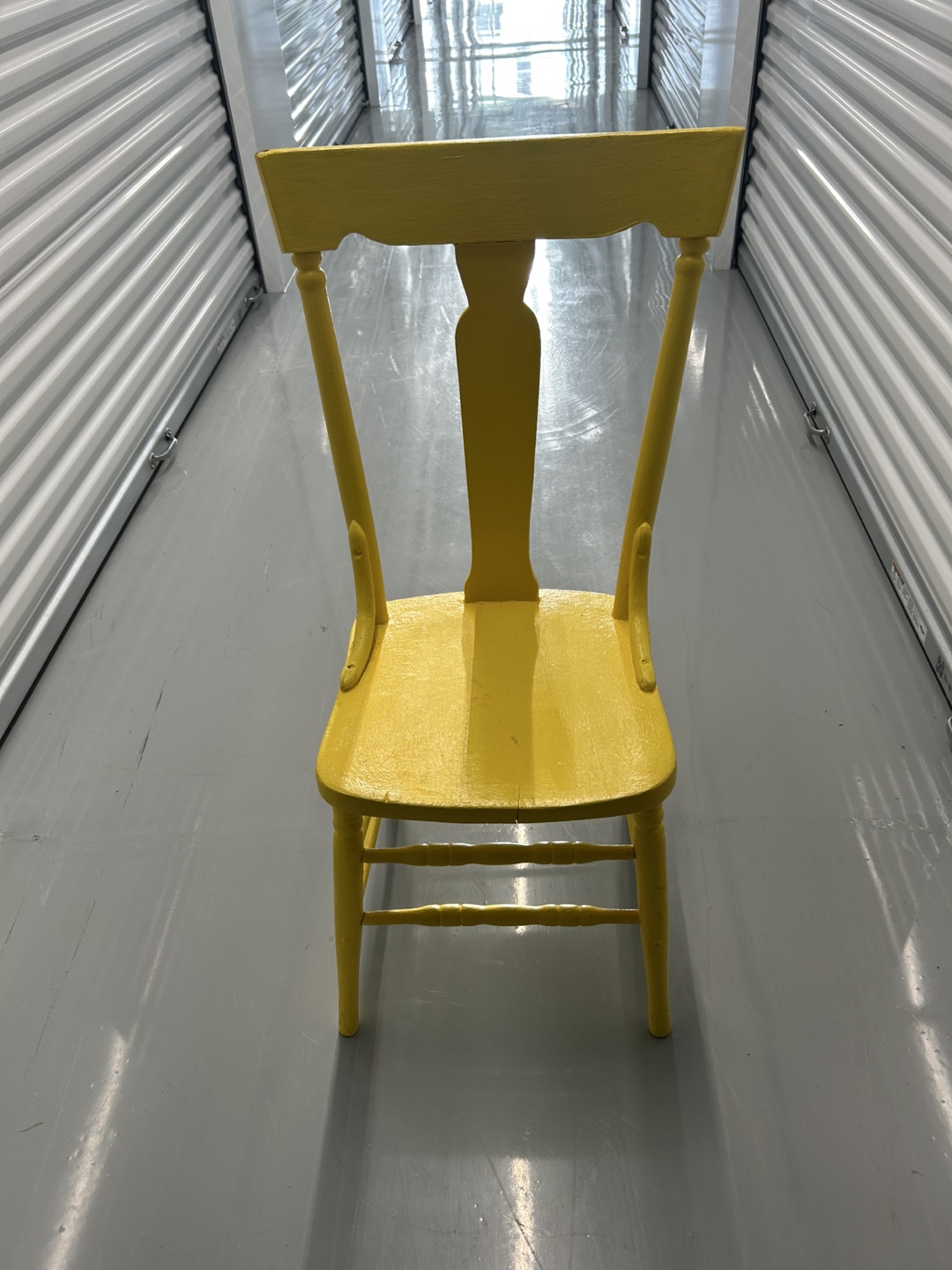 Yellow Wooden Chair