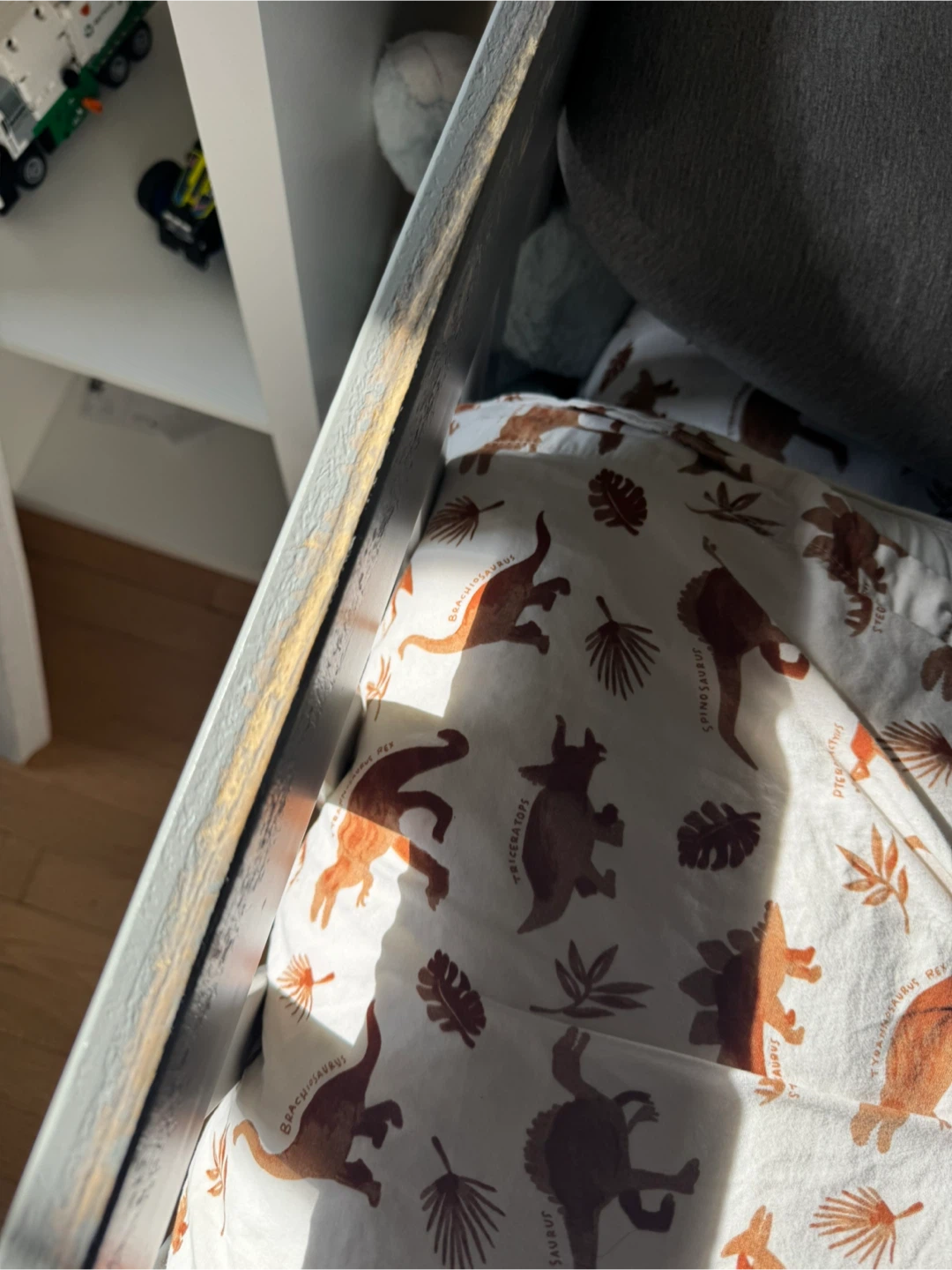 Gray Wooden Bunk Bed Frame - photo 4