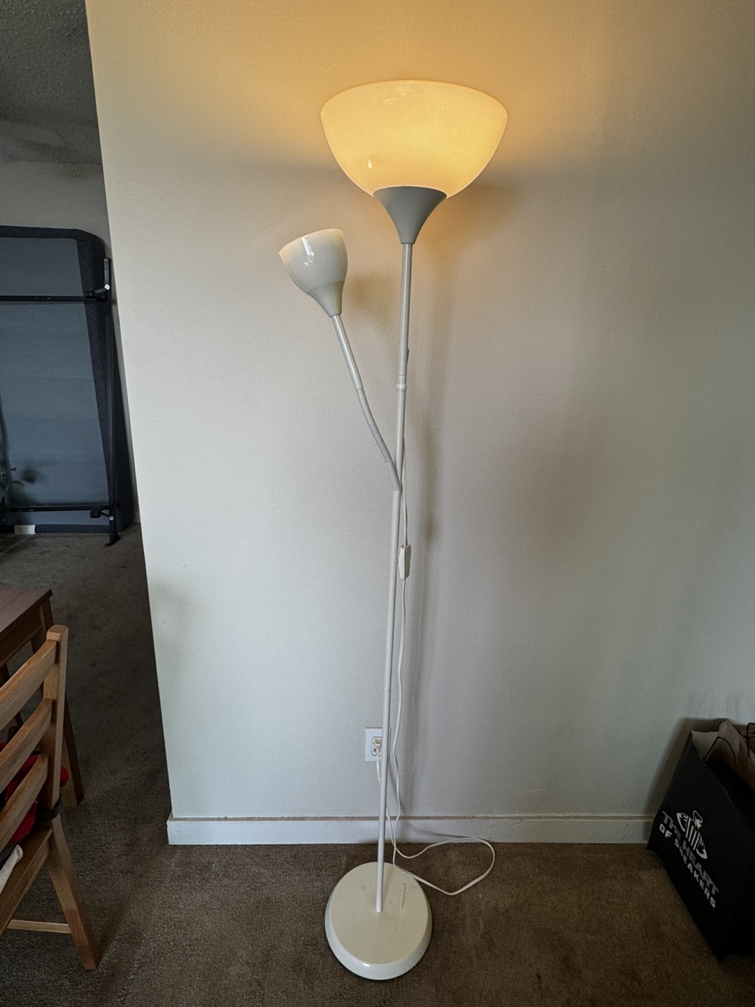 IKEA Floor Lamp with Reading Light - photo 2