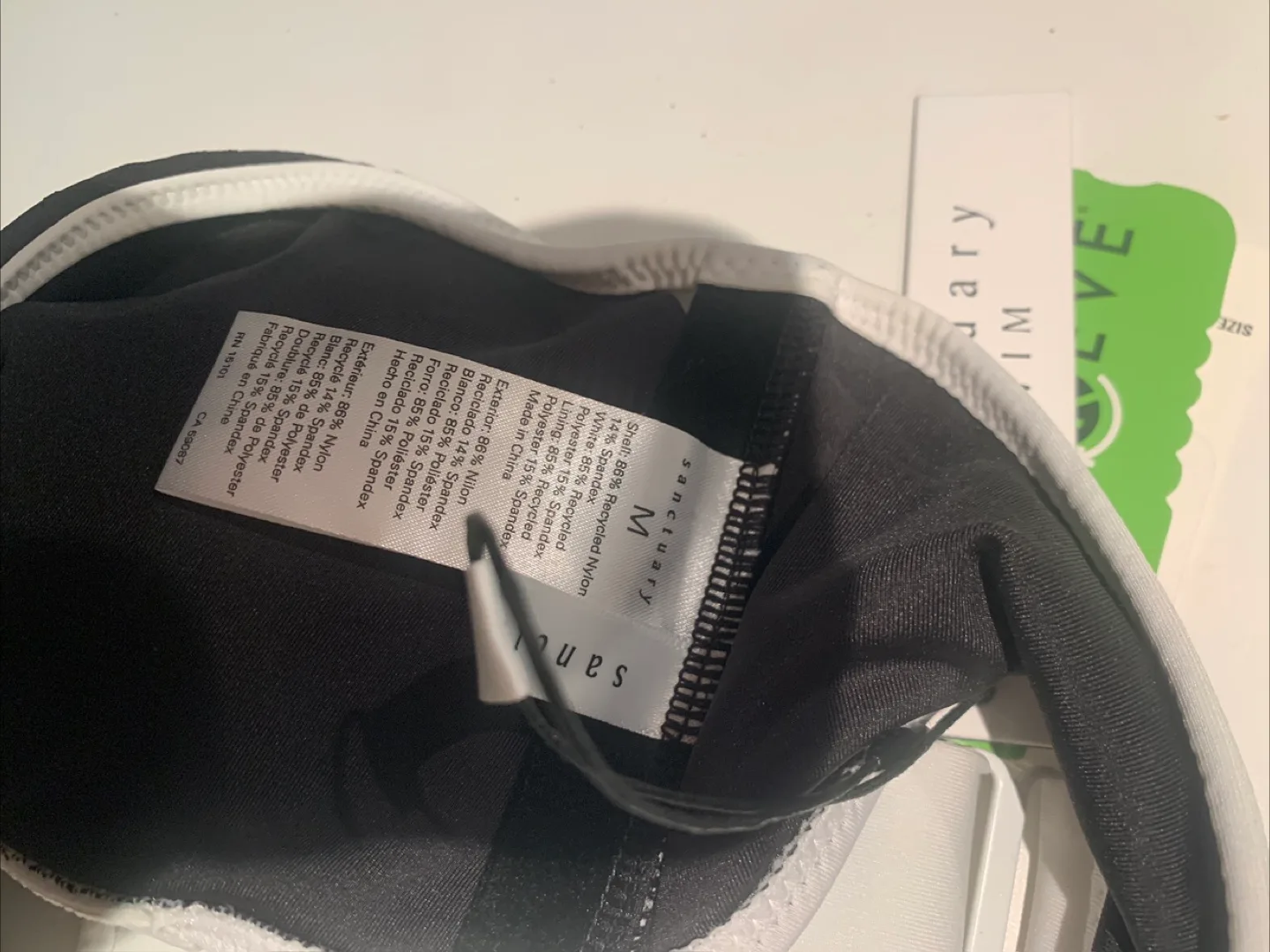 NWT - Sanctuary Swim Black & White Bikini image indicator(4)