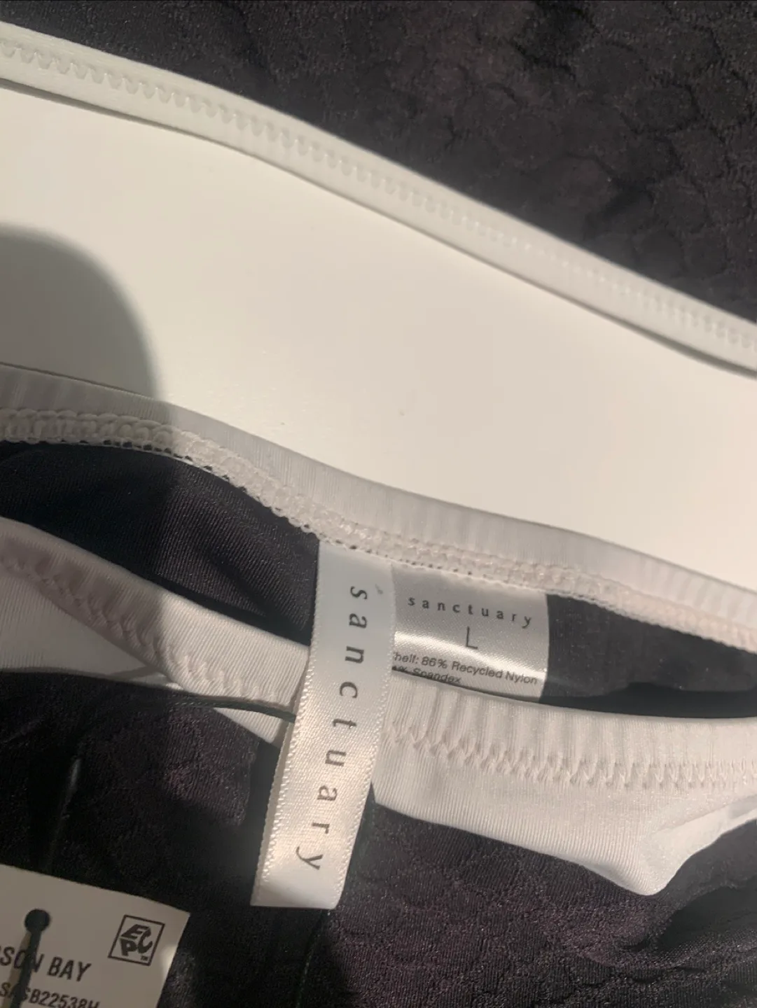 NWT - Sanctuary Swim Black & White Bikini image indicator(3)