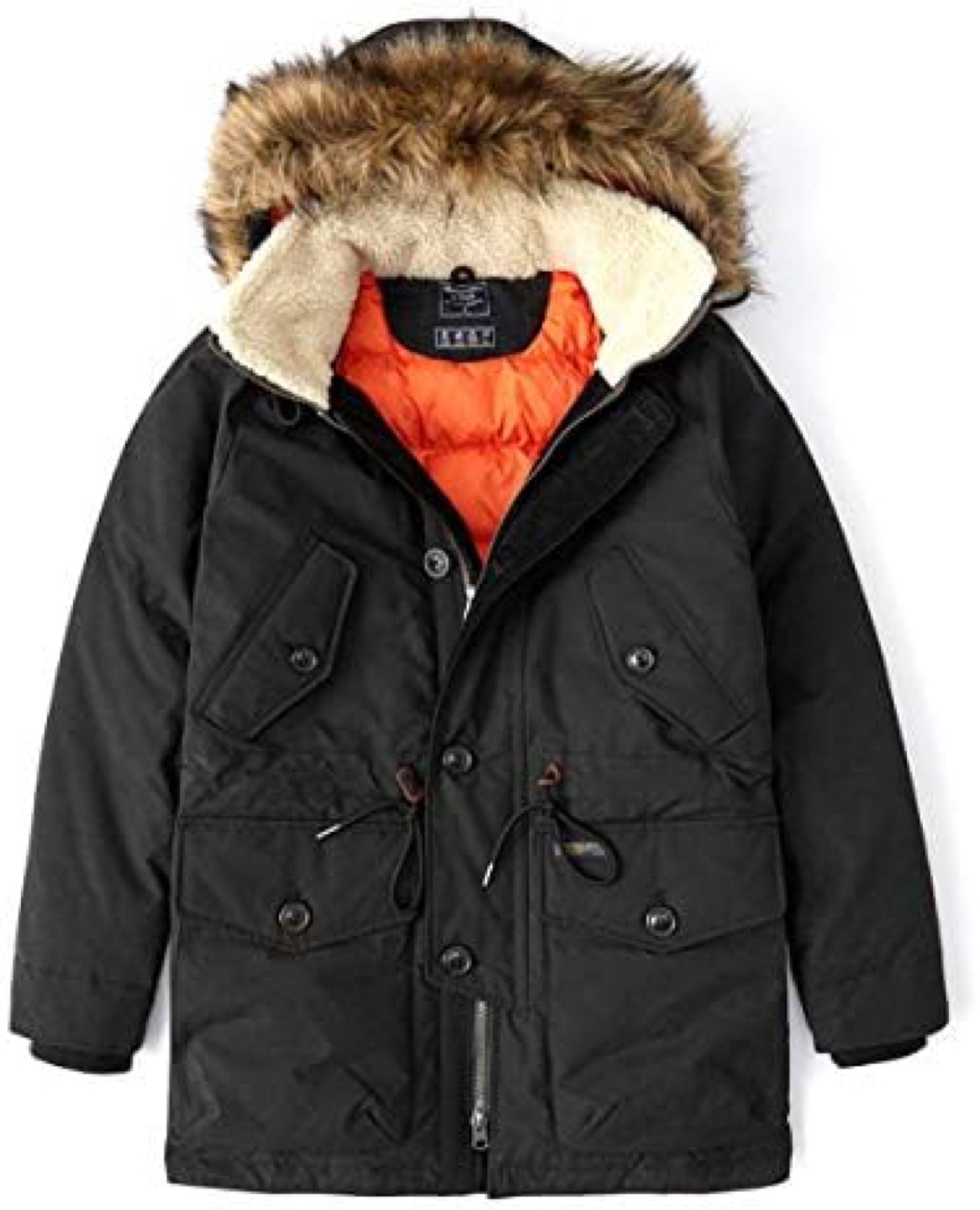 Abercrombie & Fitch Black Winter Parka