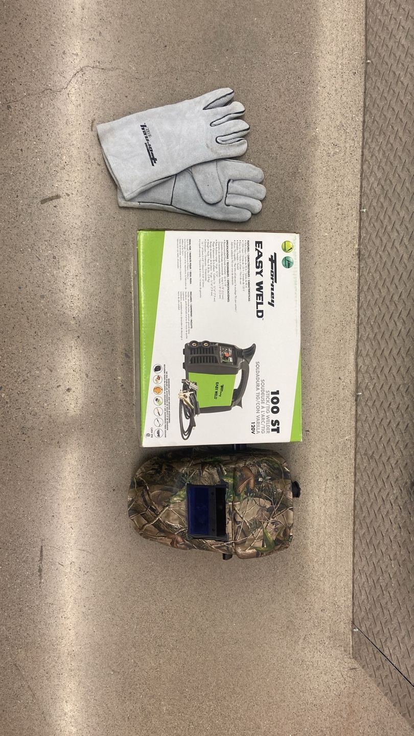 Forney Easy Weld 100 ST Stick/TIG Welder + Gloves