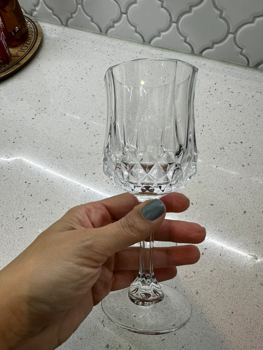 Crystal Wine Glass set of 8 thumbnail