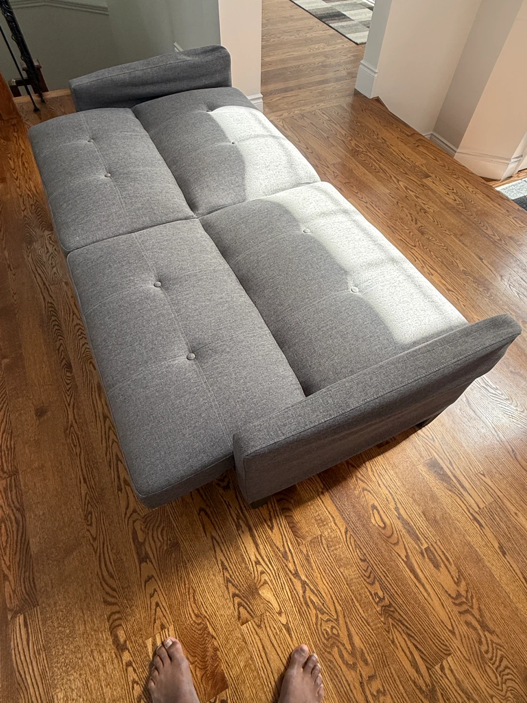 Grey Sofa Bed - photo 2