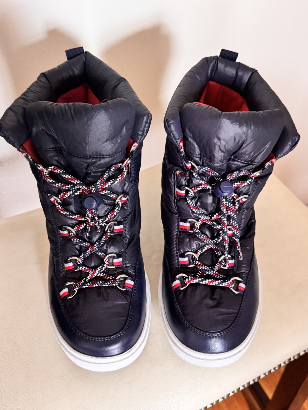 Tommy Hilfiger Navy Blue Puffer Snow Boots - photo 2