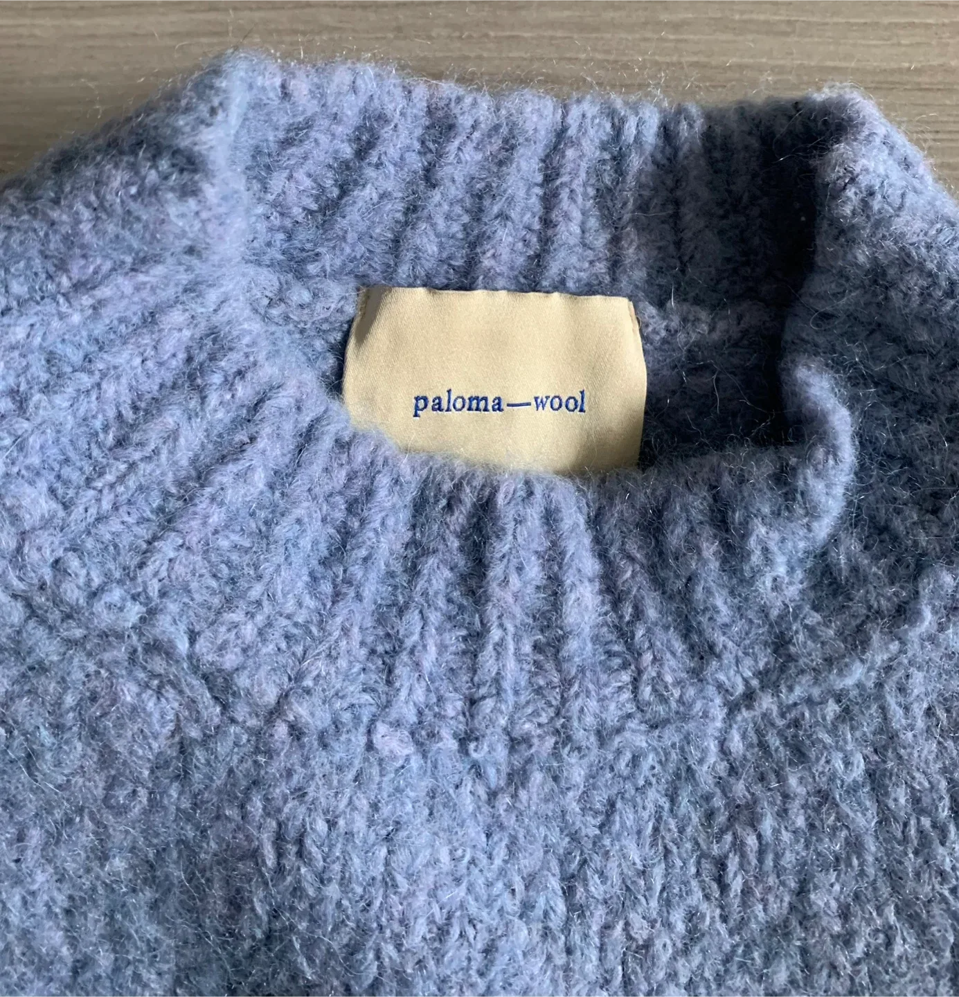 💜Paloma Wool Blue Sweater - Size S💜 image indicator(3)