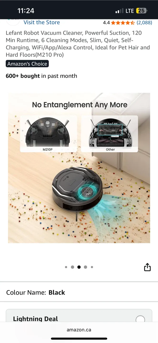 Lefant Robot Vacuum Cleaner - M210 Pro thumbnail