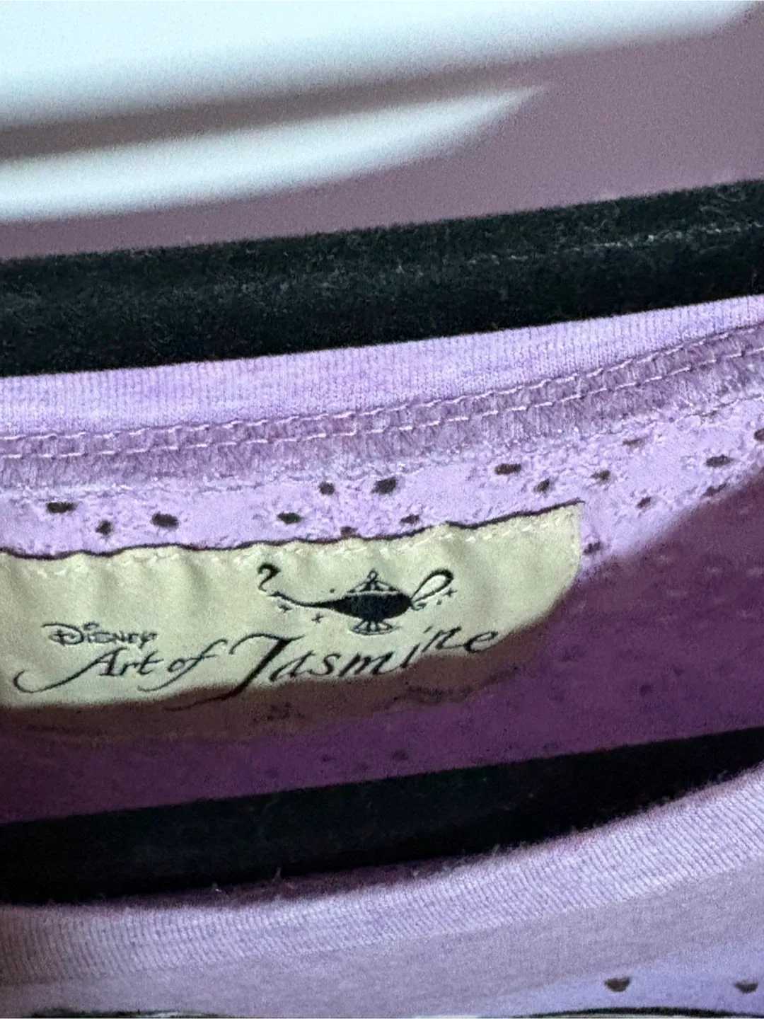 Princess jasmine adult woman small tshirt purple Disney parks image indicator(2)