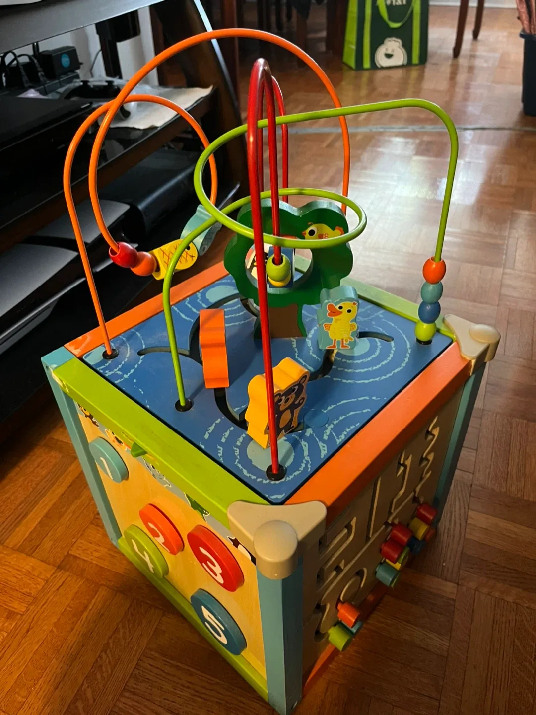 Imaginarium Wooden Activity Cube with Bead Maze thumbnail