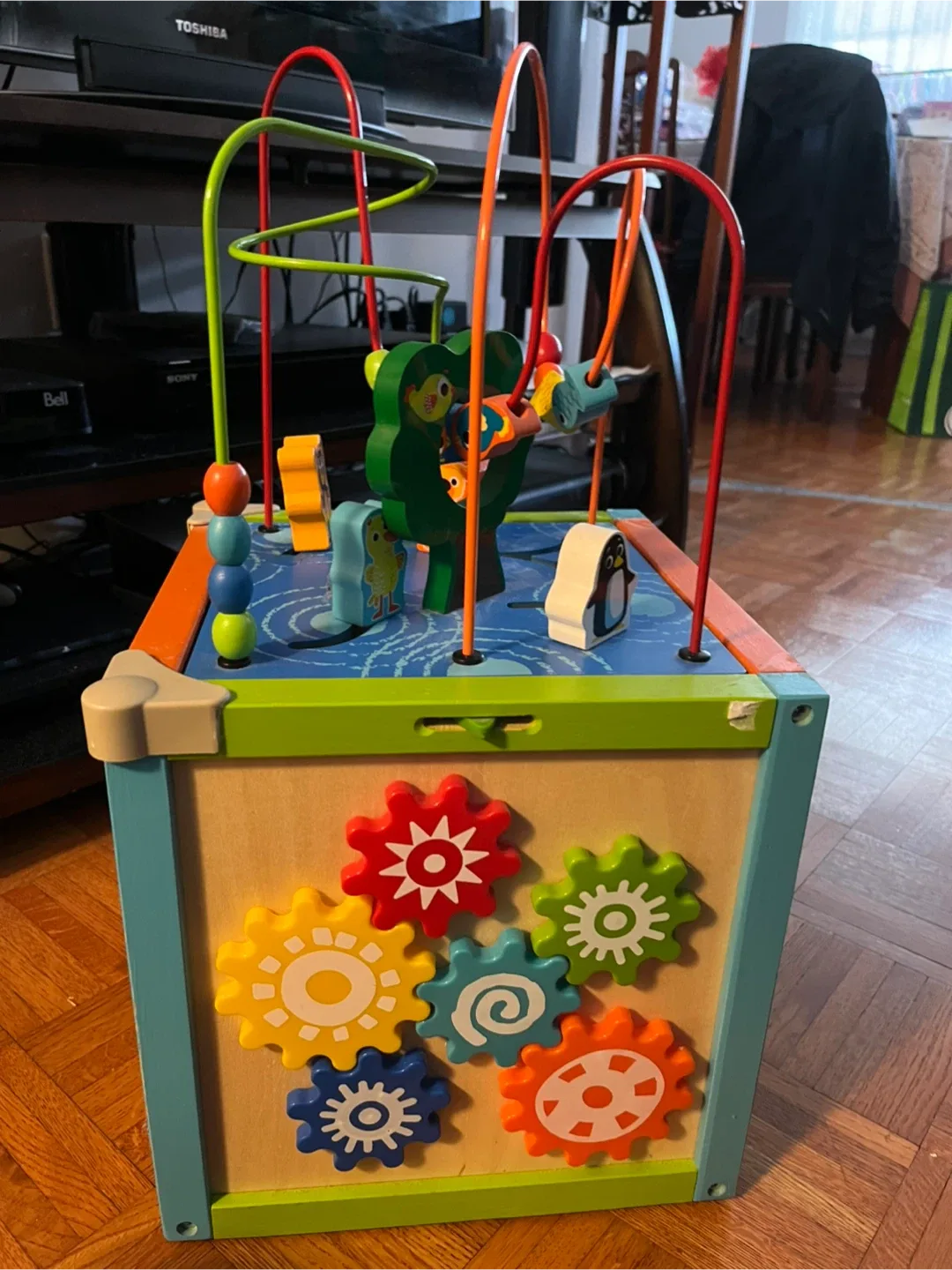 Imaginarium Wooden Activity Cube with Bead Maze image indicator(4)