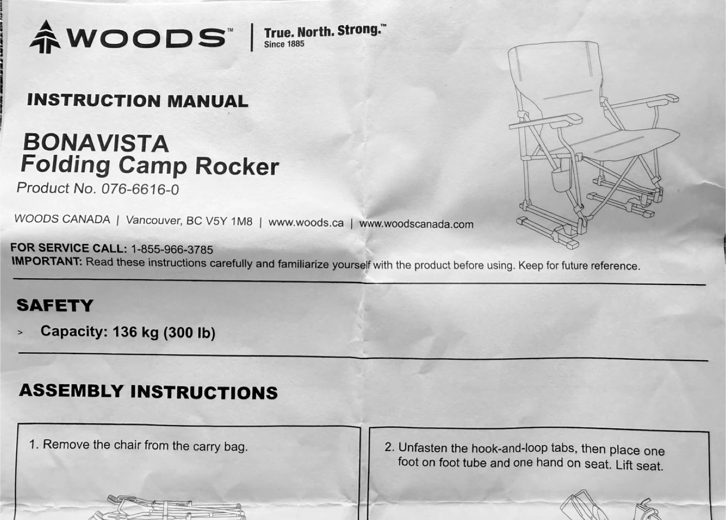 Two NEW Woods Bonavista Folding Camp Rocker Chairs - photo 3