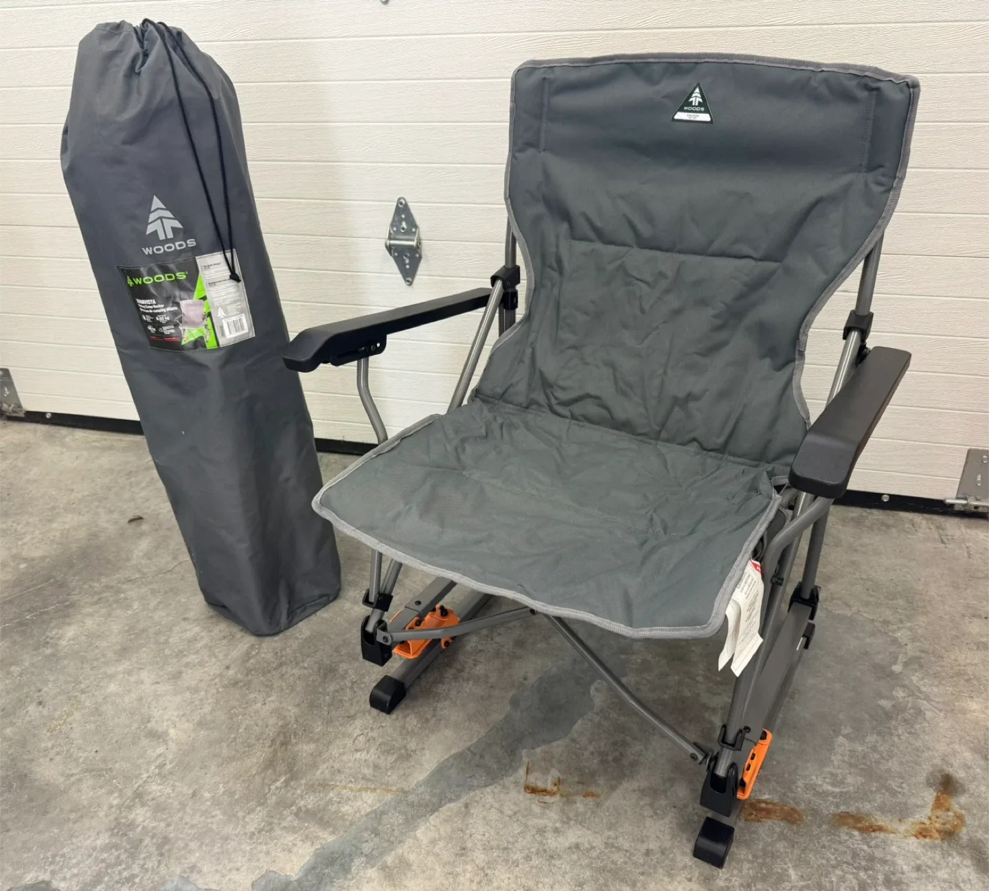 Two NEW Woods Bonavista Folding Camp Rocker Chairs thumbnail