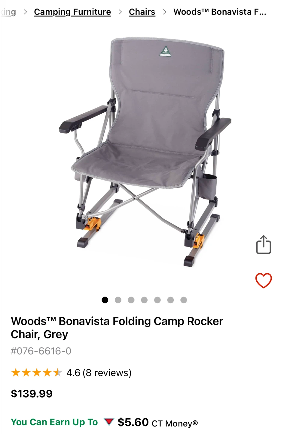 Two NEW Woods Bonavista Folding Camp Rocker Chairs - photo 4