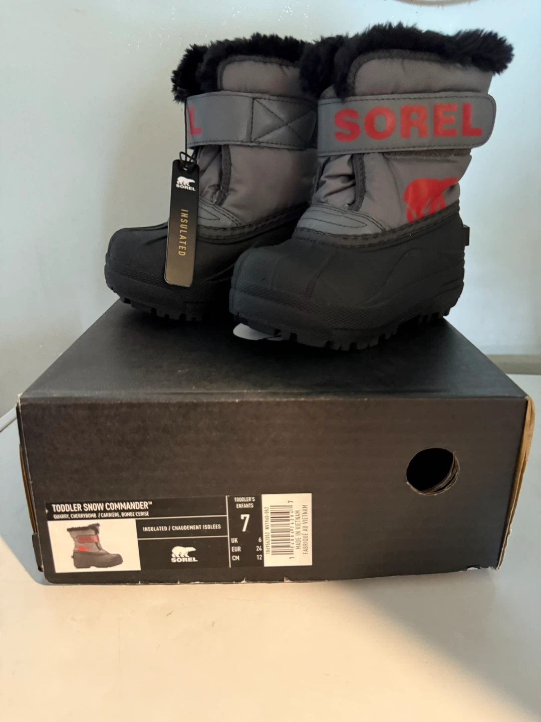 New Sorel Toddler Snow Commander Boots - Size 7 - photo 4