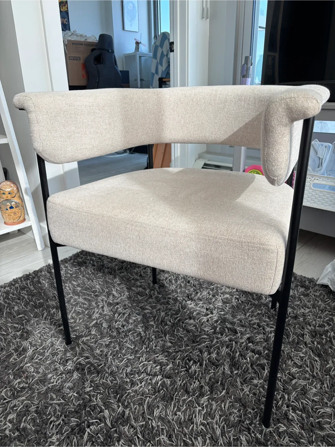 Bouclair Fabric Accent Chair - Beige