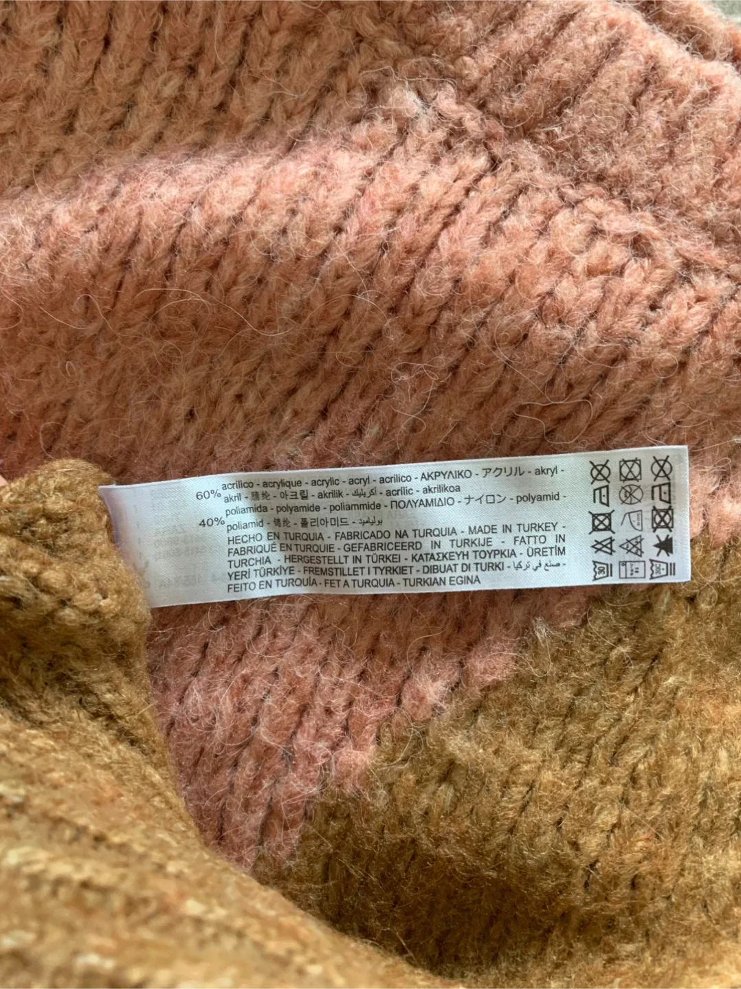 🩷🤎Zara Colour Block Knit Sweater🤎🩷 image indicator(3)