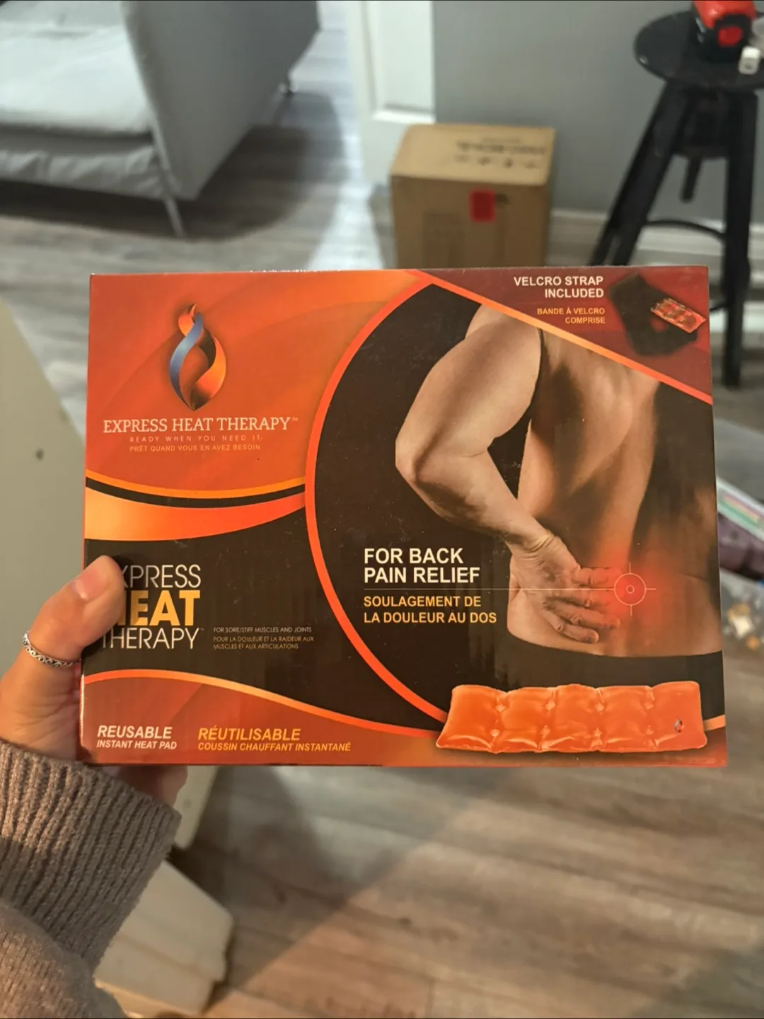 BNIB Express Heat Therapy Reusable Instant Heat Pad thumbnail