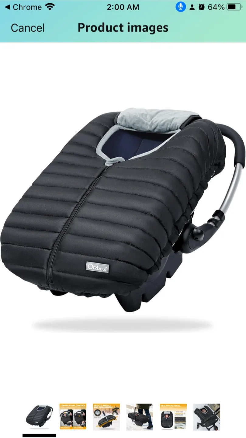 Orzbow Baby Car Seat Cover