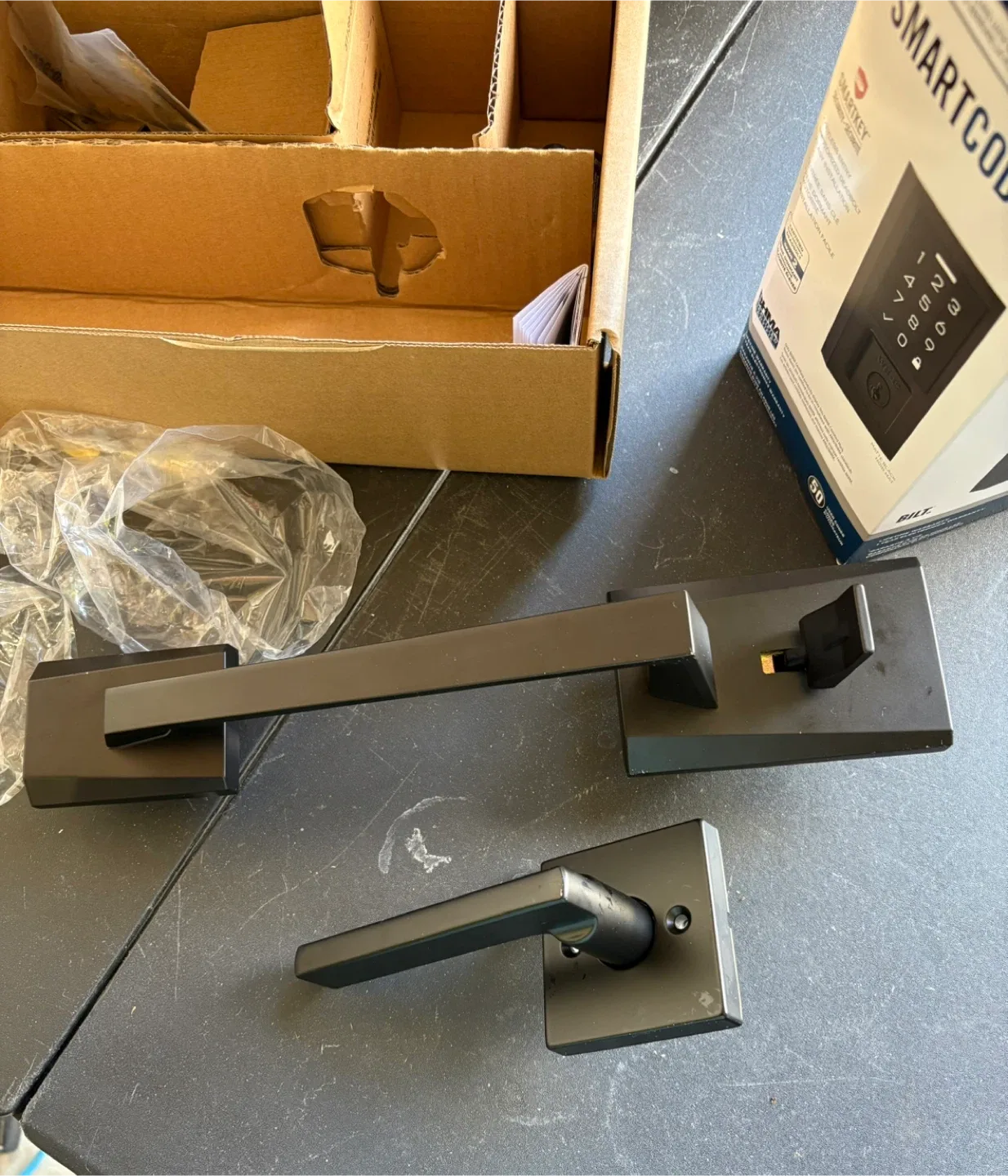 Weiser SmartCode Touchscreen Electronic Deadbolt & Handle Set image indicator(6)