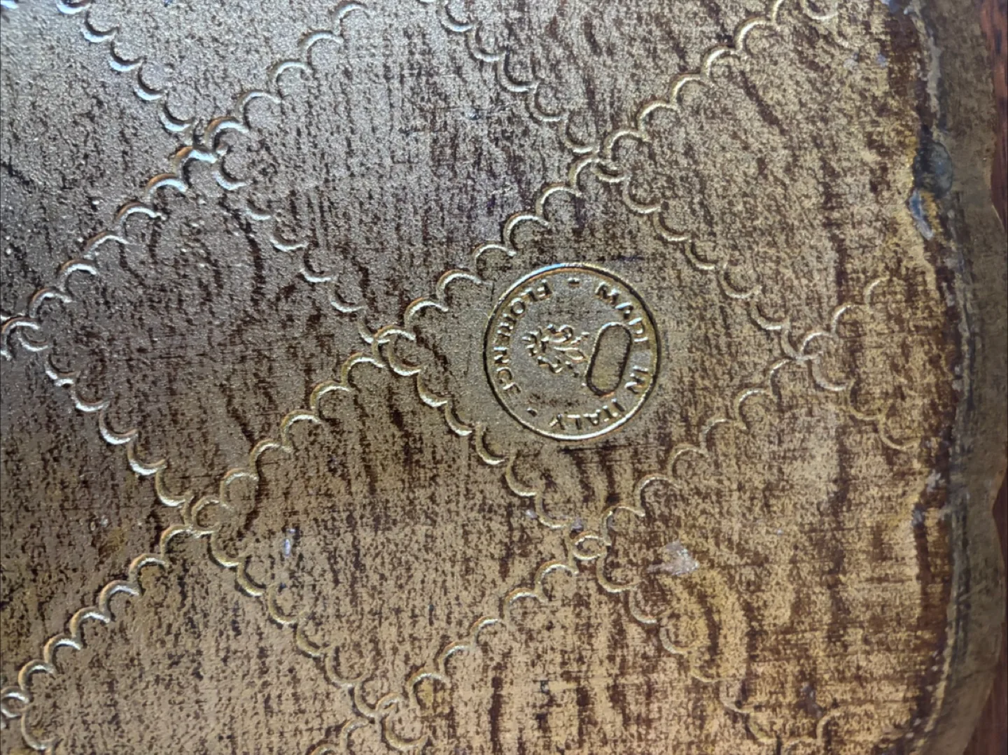 Vintage Florentine tray made in Florence Italy image indicator(7)