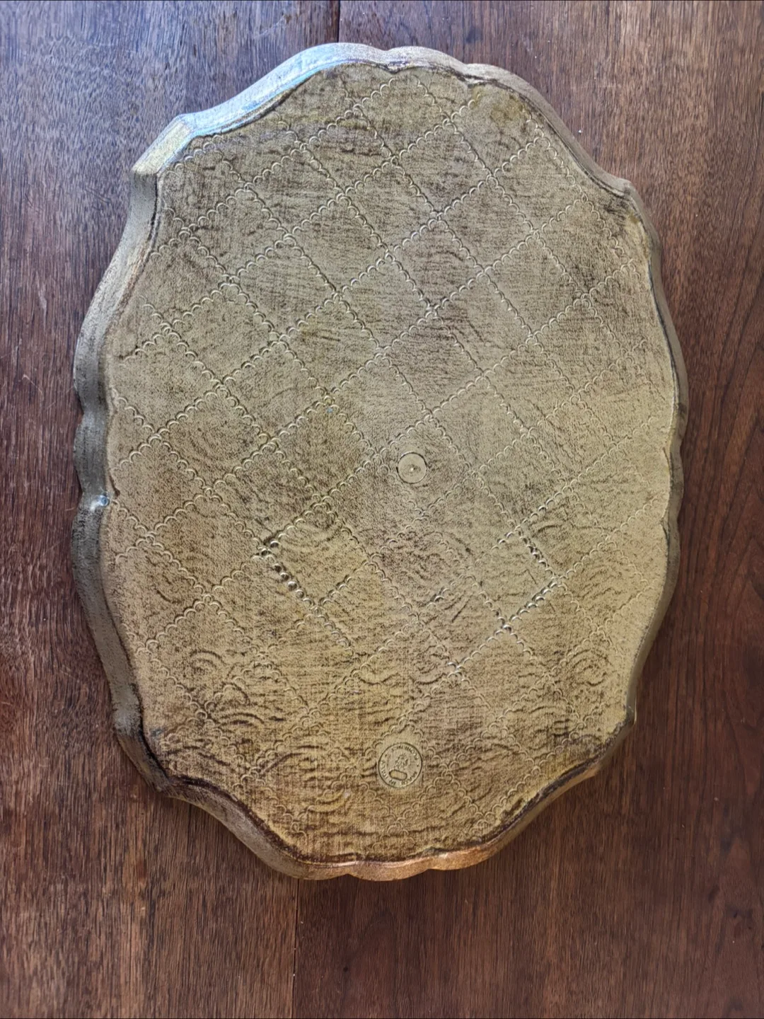 Vintage Florentine tray made in Florence Italy image indicator(8)