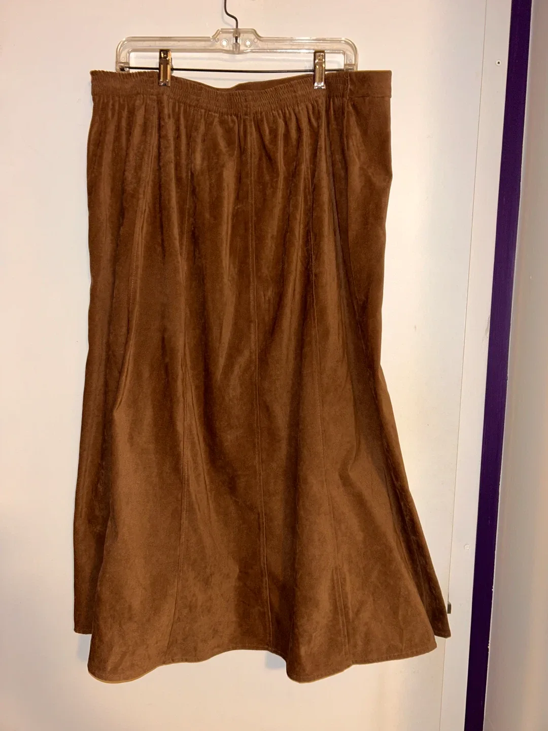 Penningtons 1X Faux Suede Skirt image indicator(2)
